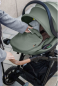 Preview: BeSafe Go Beyond Babyschale mit Wind & Weather Cover Meadow Green