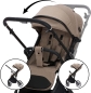 Preview: Fillikid Axis Taupe Buggy mit Blickrichtung zu den Eltern