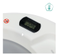 Preview: Fillikid Faltbadewanne Beluga Weiß Grau mit digitalem Thermometer