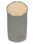 Preview: Fillikid Winterfußsack Vegan Style Grau Größe 0