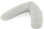 Preview: Theraline Komfort Stillkissen 180 cm Herzen Grau