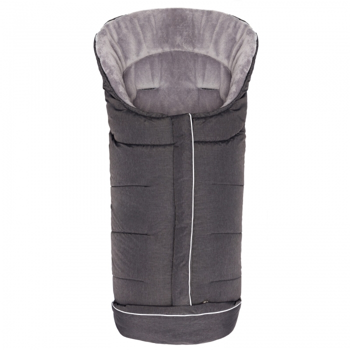 Winterfußsack K2 soft melange schwarz