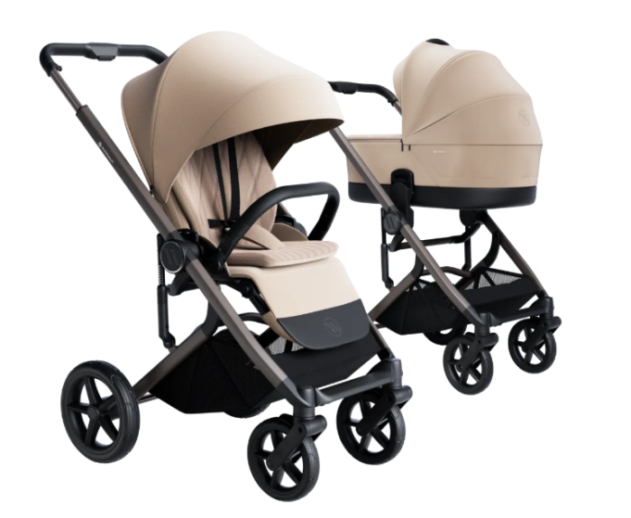 Avionaut Sirius² Beige 2-in-1 Kinderwagen mit PU-Rädern