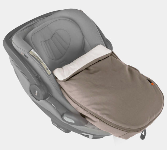 BeSafe Wind & Weather Cover Dark Sand für Go Beyond Babyschale
