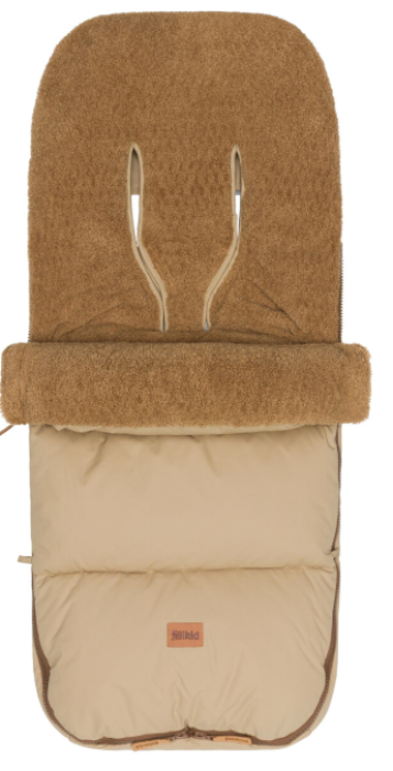 Fillikid Kinley Teddy Winterfußsack Natur für Kinderwagen