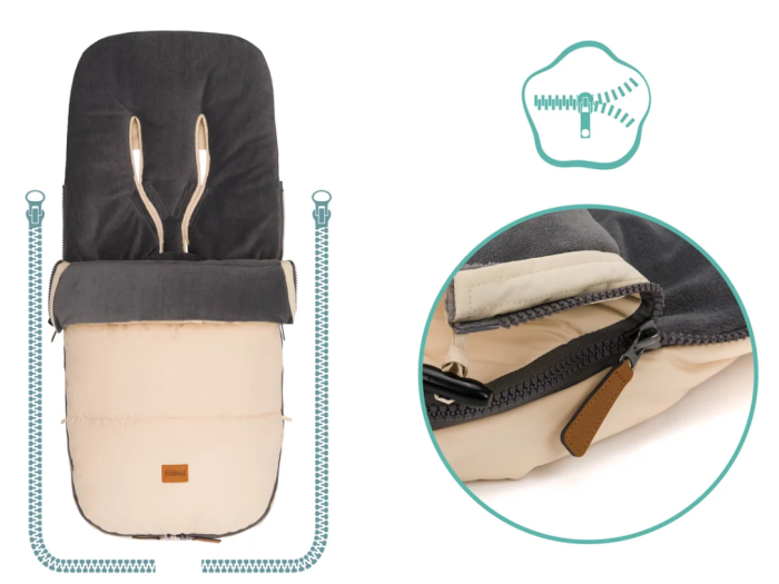 Fillikid Kinley Natur mit abnehmbarem Vorderteil