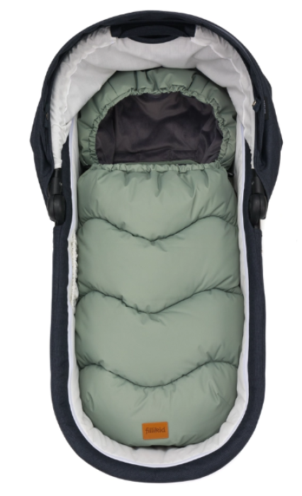 Winterfußsack für Babyschale Nuptse salbei