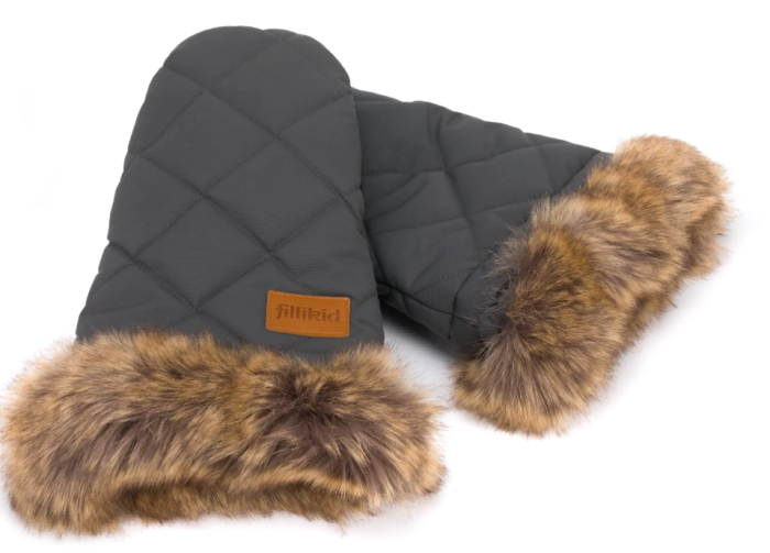 Fillikid Nuuk Handwärmer Grau für Kinderwagen