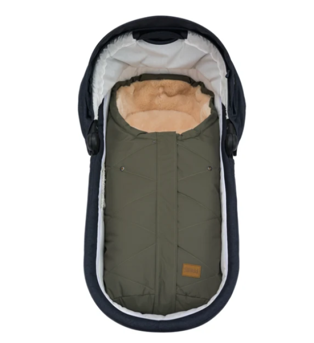 Fillikid Vegan Style Olive Fußsack für Babywanne