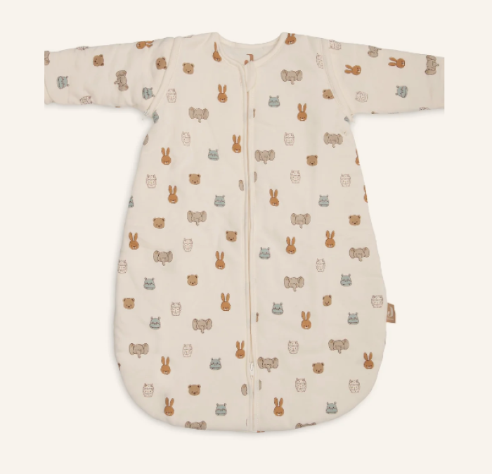 Jollein Baby Schlafsack Jollies 60 cm mit abnehmbaren Ärmeln