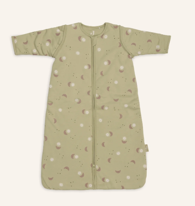 Jollein Baby Schlafsack Over the Moon 90 cm mit abnehmbaren Ärmeln