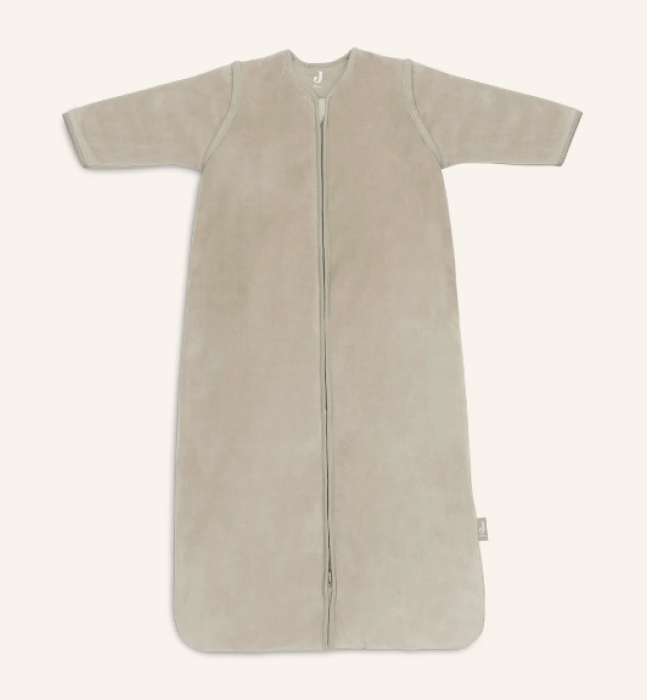 Jollein Baby Schlafsack Velvet Olive Green 70 cm mit abnehmbaren Ärmeln