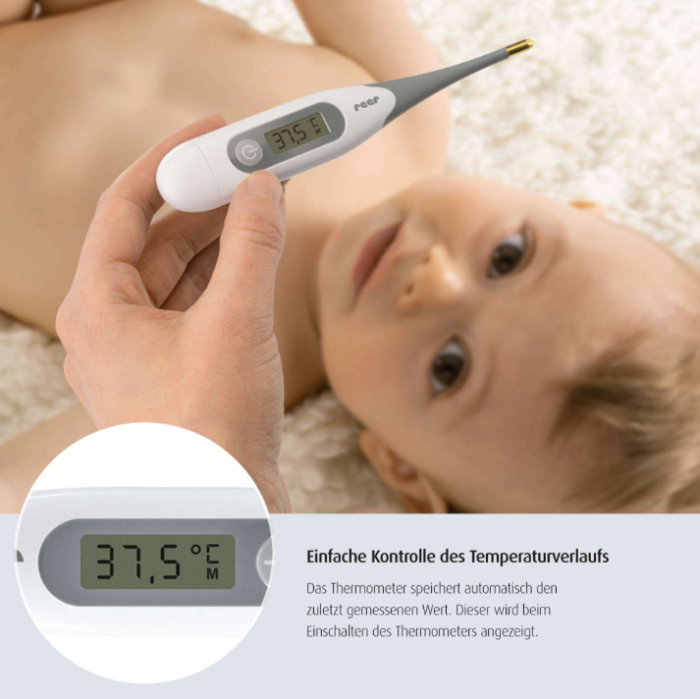 Preview: Digitales Fieberthermometer mit flexibler Spitze