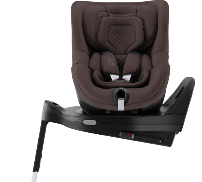 Preview: Britax Römer DUALFIX PRO M LUX Chocolate 360 Grad drehbarer Kindersitz