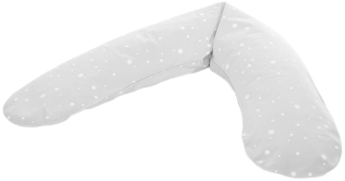 Theraline Dodo Stillkissen 170 cm Starlet Grey mit Sternen