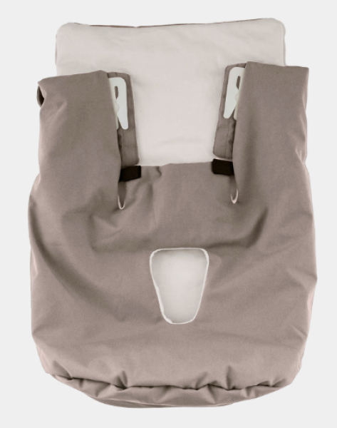 BeSafe Wind & Weather Cover Dark Sand mit weichem Bio-Baumwollfutter
