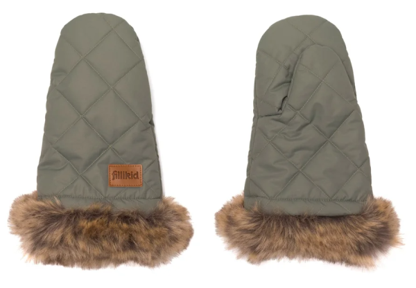 Fillikid Nuuk Salbei zwei Handwärmer für Kinderwagen und Buggy