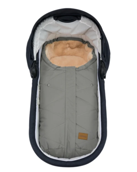 Fillikid Vegan Style Grau für Kinderwagen und Babywanne