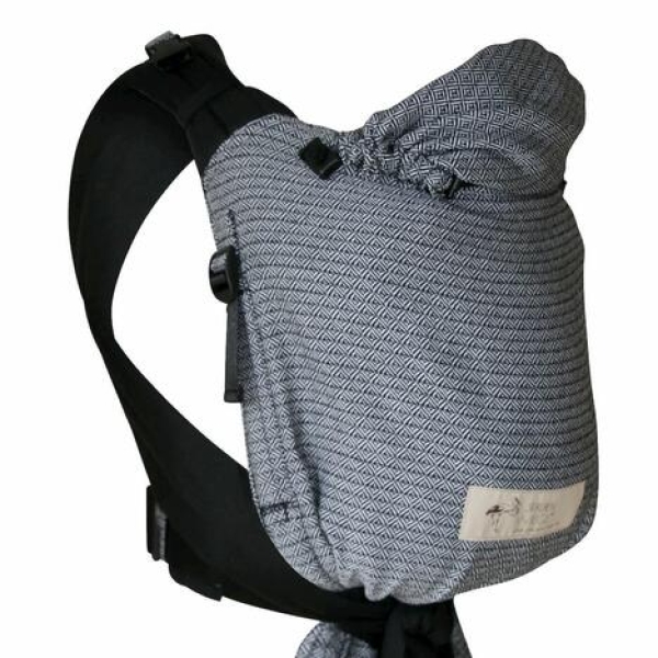 Storchenwiege BabyCarrier Farbe schwarz-weiß